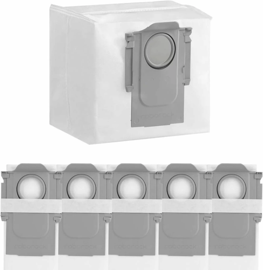 Roborock 6-Pack Disposable Dust Bags Compatible with S8 Pro Ultra, S8+, Q7 Max+, Q8 Max+, Q5 Series & More Robot Vacuums