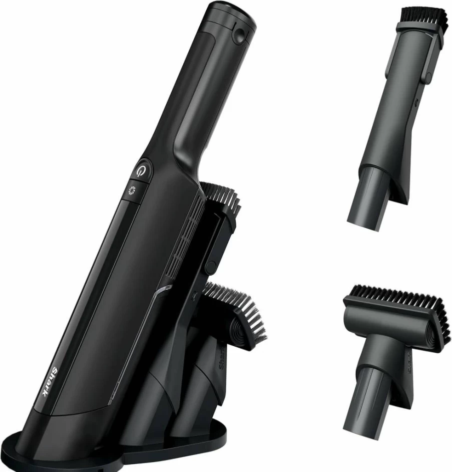 Shark WV410CO Cordless Handheld Vacuum Cleaner - Lightweight, Powerful Suction for Pet Hair, Cars & Home, Renewed (Black)