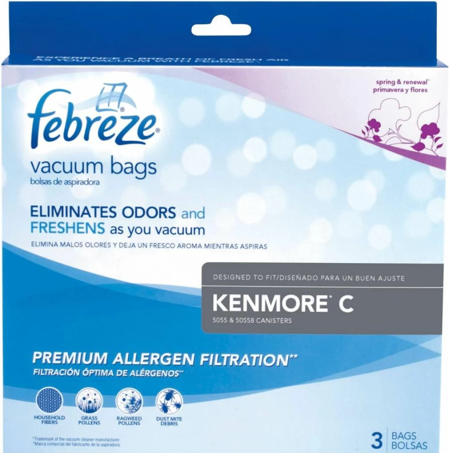 Bissell 21R51 Vacuum Bags, 3-Pack – Compatible with Kenmore C Series Vacuums