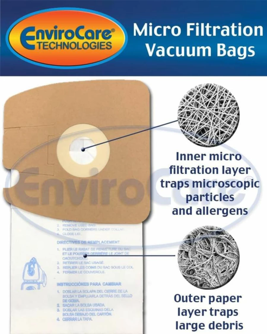EnviroCare Mighty Mite 3670 & 3680 Series Vacuum Cleaner, White - Powerful & Lightweight