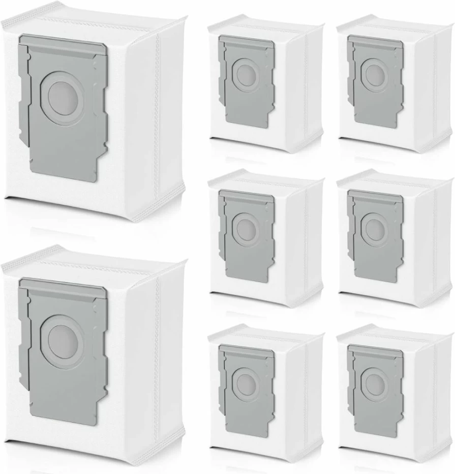 Beckacher 16 Pack Vacuum Bags Compatible with iRobot Roomba I-Series, J-Series & S-Series Robots (I3/I4/I5/I6/I7/I8, J5/J6/J7/J8/J9, S9+) - Replacement Dust Disposal Bags