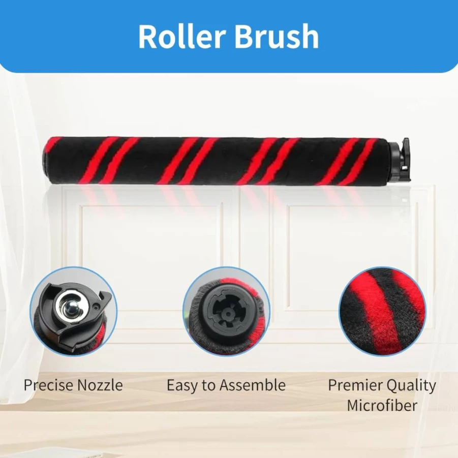 YOKYON Brushroll & Foam Felt Filters Replacement Compatible With Shark Stratos Upright Vacuum AZ3002 AZ3000 AZ3000W Duoclean Powerfins