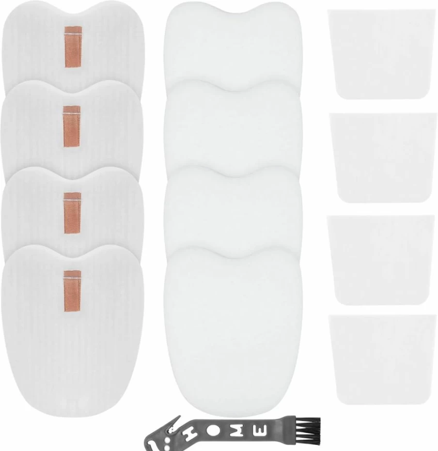 Airoak 4-Pack UV850 UV900 Felt & Foam Replacement Filters Compatible with Shark Rotator, Navigator, Lift-Away, DuoClean, PowerFins Upright Vacuums - Model XFFK602UKT