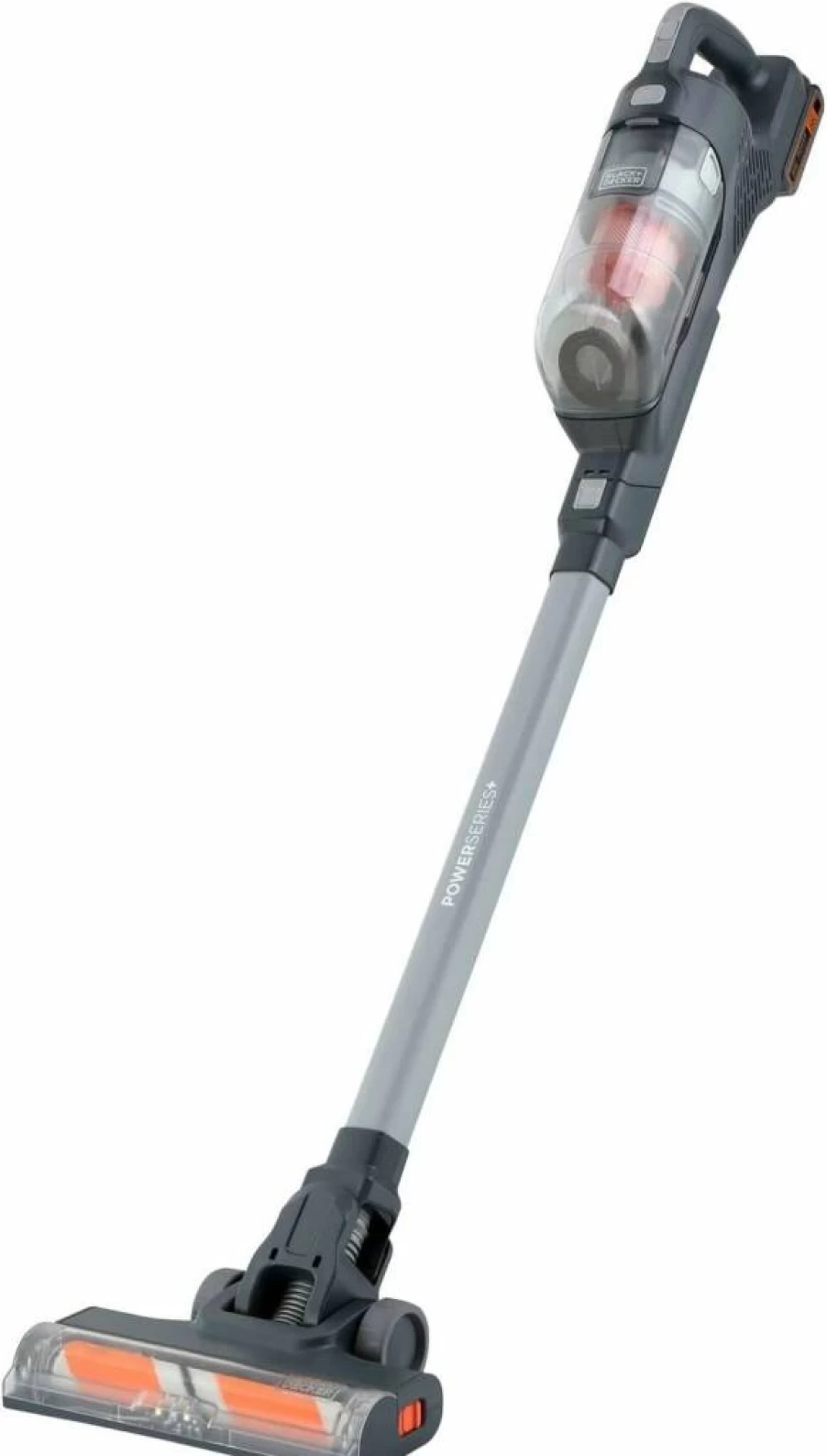 BLACK+DECKER 20V Max Cordless Stick Vacuum Cleaner, Lightweight with LED Floor Lights, Removable Battery, Powerful Suction, BHFEAT18D1 Model