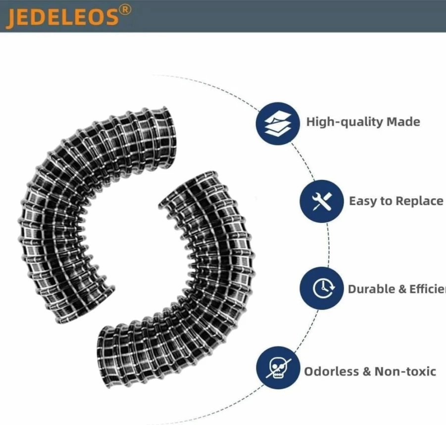 JEDELEOS 6" X 1.25" Lower Hose Nozzle Replacement for Shark Rocket HV300 HV301 HV302 HV320 HV321 HV322 Series Upright Vacuum Cleaners