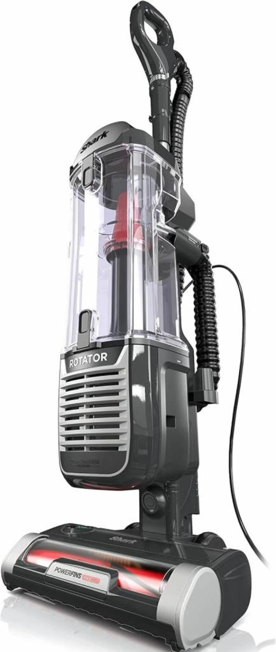 Shark Zu102 Rotator Pet Upright Vacuum Cleaner with PowerFins HairPro Technology, Odor Neutralizer, 2.9L Dust Cup, Charcoal
