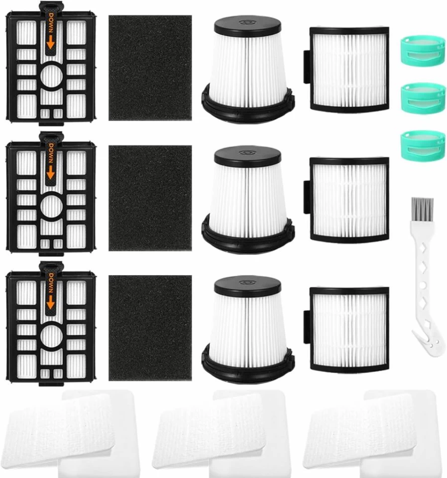 Janedtcyy 2-Pack HEPA Filters Replacement Compatible with Shark IW3511, IW3120, IW1111, IW1120, IW3615 Detect Pro Cordless Stick Vacuum Cleaner & Auto Empty System