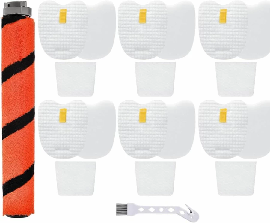 Leadaybetter Shark Rocket Apex Duoclean Vacuum Replacement Filter & Brush Roller - Compatible with ZS360, ZS361C, ZS362, QS360 Models, Replaces XPSTFH380, 238FP360, XPMFK320 Parts