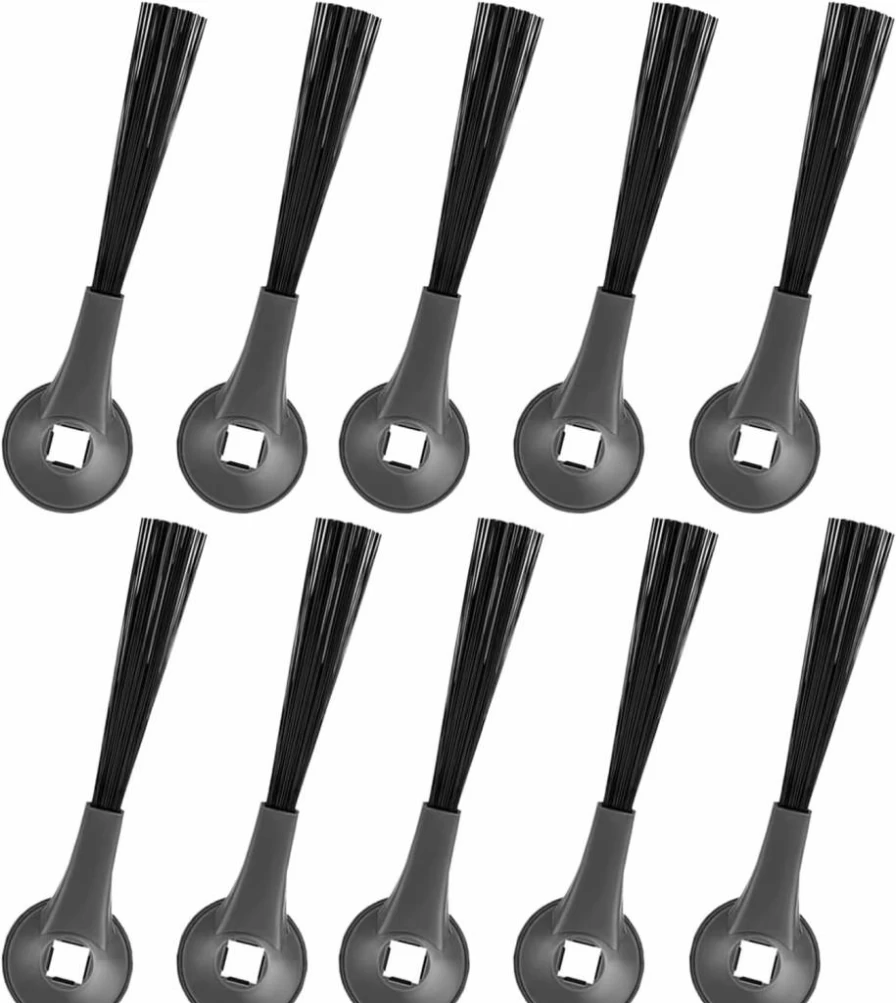 PELLYDA 10 Pack Replacement Side Brushes Compatible with Shark IQ Robot R101AE, RV1001AE, RV1100, RV1101, RV2011DRUS, RV912S, R100, Shark AI AV2501S, AV2501AE, RV2502AE Robotic Vacuum Cleaner Parts