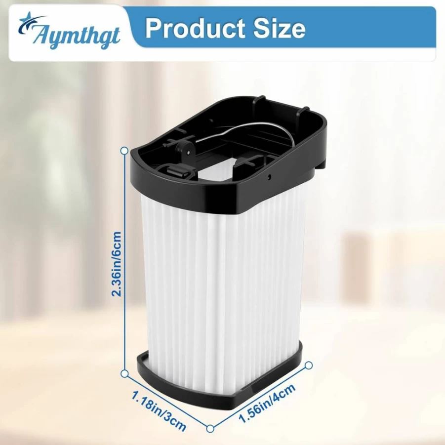 4 Pack Aymthgt WV401 Vacuum Filters Compatible with Shark WandVac WV400 WV401BL WV401PK WV410BL WV410PR WV410TL QV410QBL - Replaces Part XFFWV400