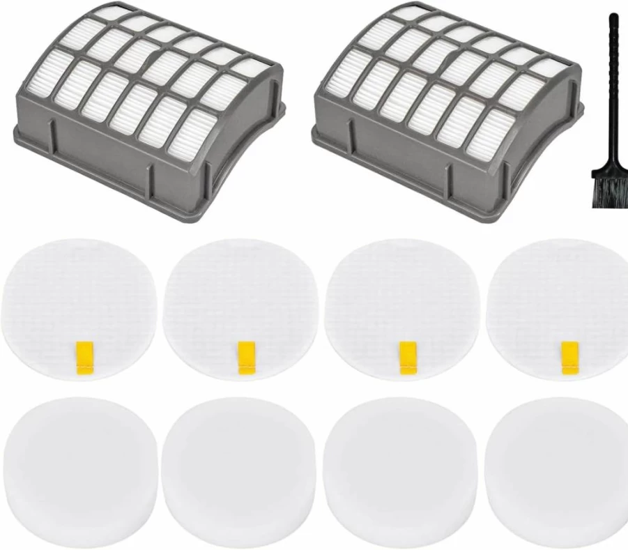 VacEssentials Replacement HEPA Foam & Felt Filters Compatible with Shark Navigator NV60 NV70 NV71 NV80 NV90 NV95 NV130 NV141 UV420 Rotator Professional XL