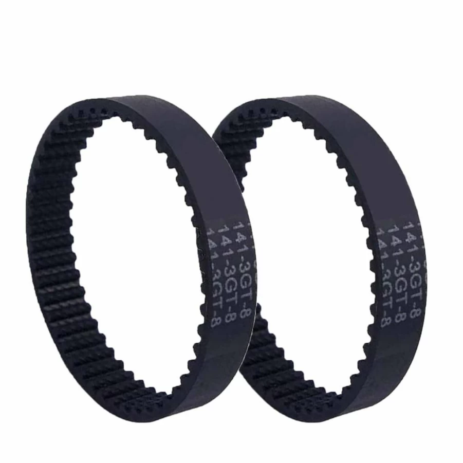QeHoelyfe 2-Pack Shark Vacuum Drive Belt Replacement for HV380-HV384Q, NV800-NV803, UV810 Models - 8mm (5/16 Inch) 141-3GT-8 Brushroll Cleaner Belts
