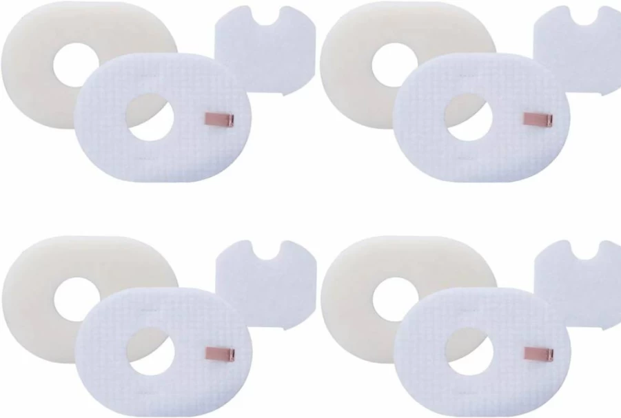 8 Pack Isinlive Foam & Felt Filter Kit Compatible with Shark Rocket HV300, HV301, HV302, HV305, HV310, UV450 Vacuum Replacement Parts