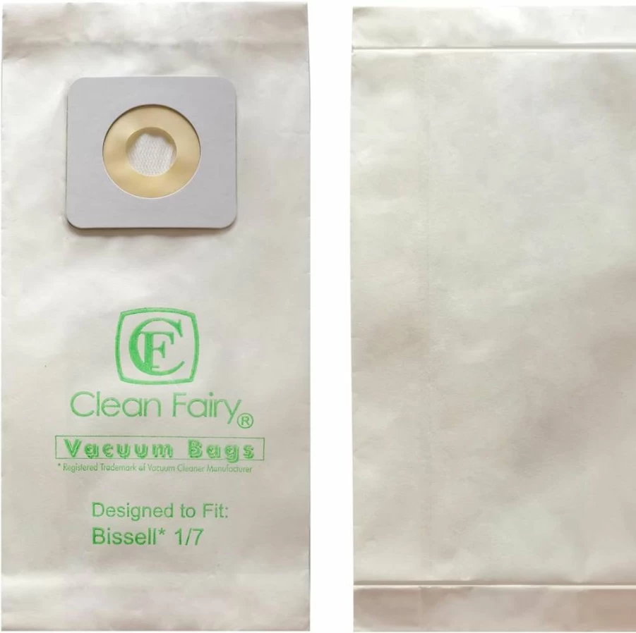 CF Clean Fairy 20-Pack Vacuum Bags Compatible with Bissell Powerforce, Powerglide, Powertrak, Powerlifter Pet, and Lift-Off Upright Vacuums