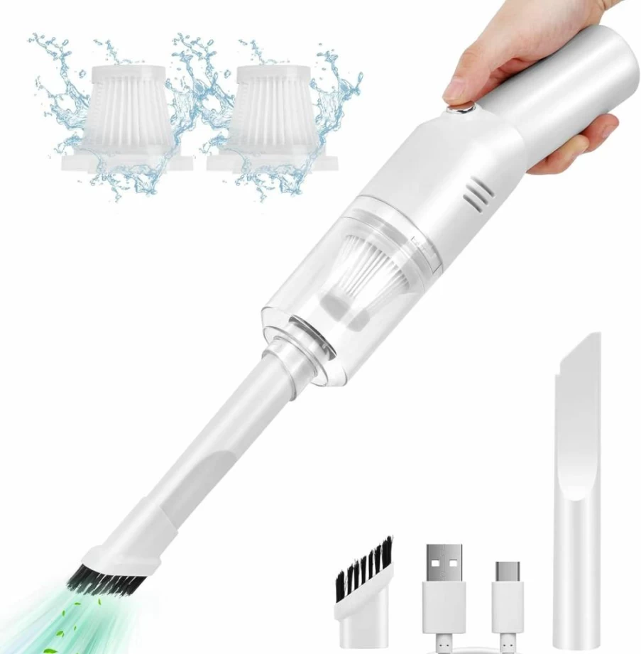 Auloea V06 Cordless Handheld Car Vacuum Cleaner - 400G Portable Mini Vacuum for Car & Desk, High Power Rechargeable