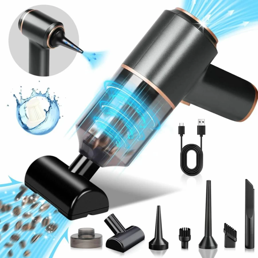 Cagulax Cordless Car Vacuum Cleaner - High Power Handheld Portable Vacuum for Cars