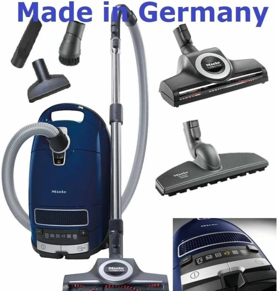 Wellness Premium Natural Foods Complete C3 Multi-Surface Canister Vacuum Cleaner with Turbo Head, HEPA Filter & XL Value Pack - 8 Bags & 4 Filters