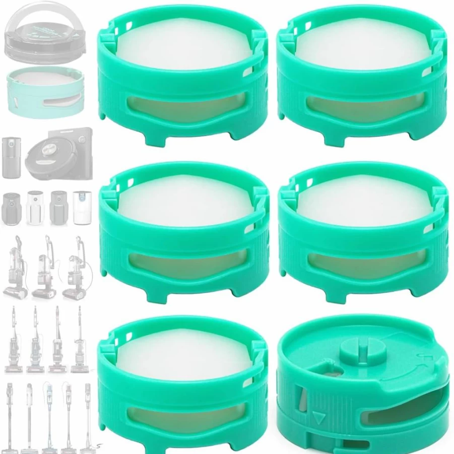[6 Pack] ELVANO Odor Neutralizer Replacement Cartridges for Shark Vacuum & Air Purifier Models AZ3000, AZ3002, HZ3000, HZ3002, LA702 - Compatible with 1541FC3000 Original Filter