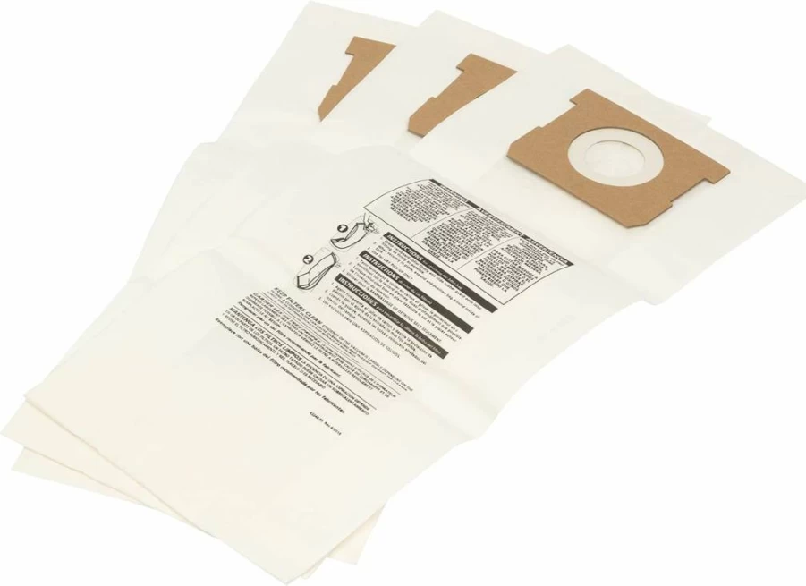 Shop-Vac 9193200 5 Gallon Wall Mount Vacuum Disposable Filter Bags, 3-Pack for Dry Pickup