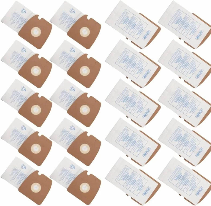 20Pcs Ying-ti Vacuum Bags Replacement for Eureka 3670 & 3680, Compatible with Part # 60295, 60296, 60297 - HEPA Filter Dust Bags for Eureka Vacuum Cleaners