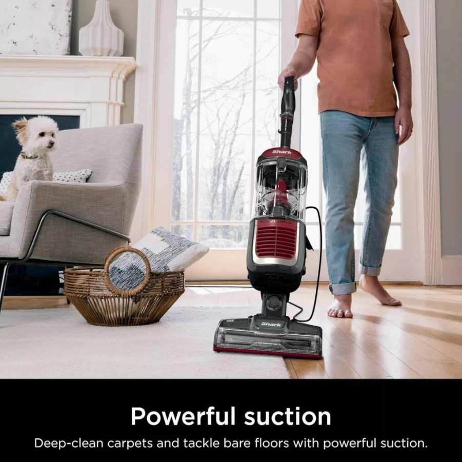 Shark NV181 Navigator Swivel Pro Bagless Upright Vacuum with HEPA Filtration, Multi-Surface Cleaning & Swivel Steering, Renewed - Ideal for Pet Hair