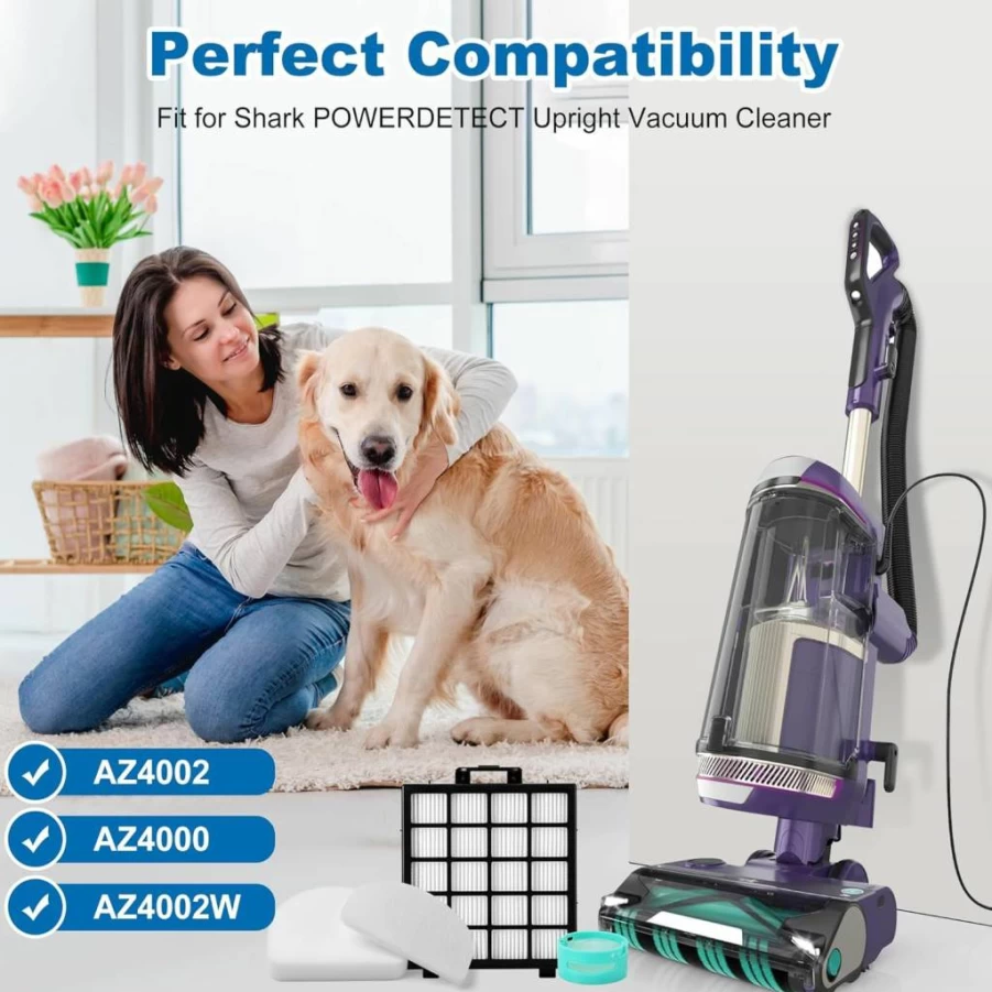 Janedtcyy 6 Foam 6 Felt 2 HEPA 2 Odor Cartridge Replacement Filters Compatible with Shark PowerDetect & Lift-Away Vacuum Cleaners