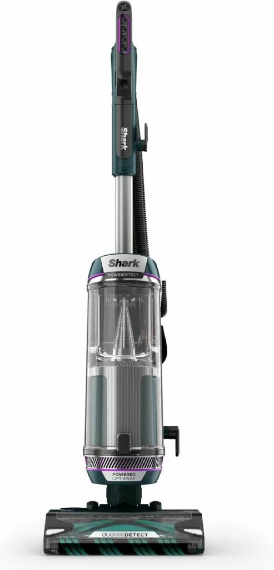 SHARK AZ4000 PowerDetect Upright Vacuum Cleaner with DuoClean Technology, Self-Cleaning Brushroll, Anti-Allergen Seal, XL Dust Cup, Odor Neutralizer, Powered Lift-Away (Renewed)