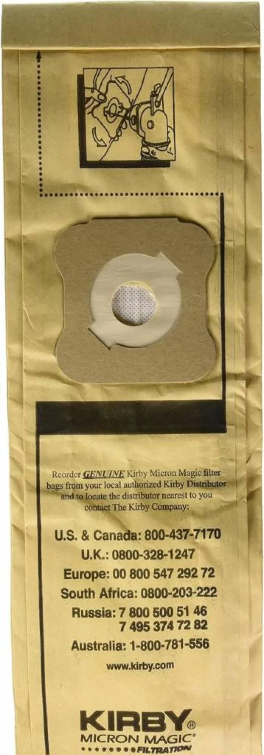 Genuine Kirby G4 G5 Vacuum Cleaner Bags - Kirby Micron Magic Filtration Bags - 9 Pack - New Old Stock NOS