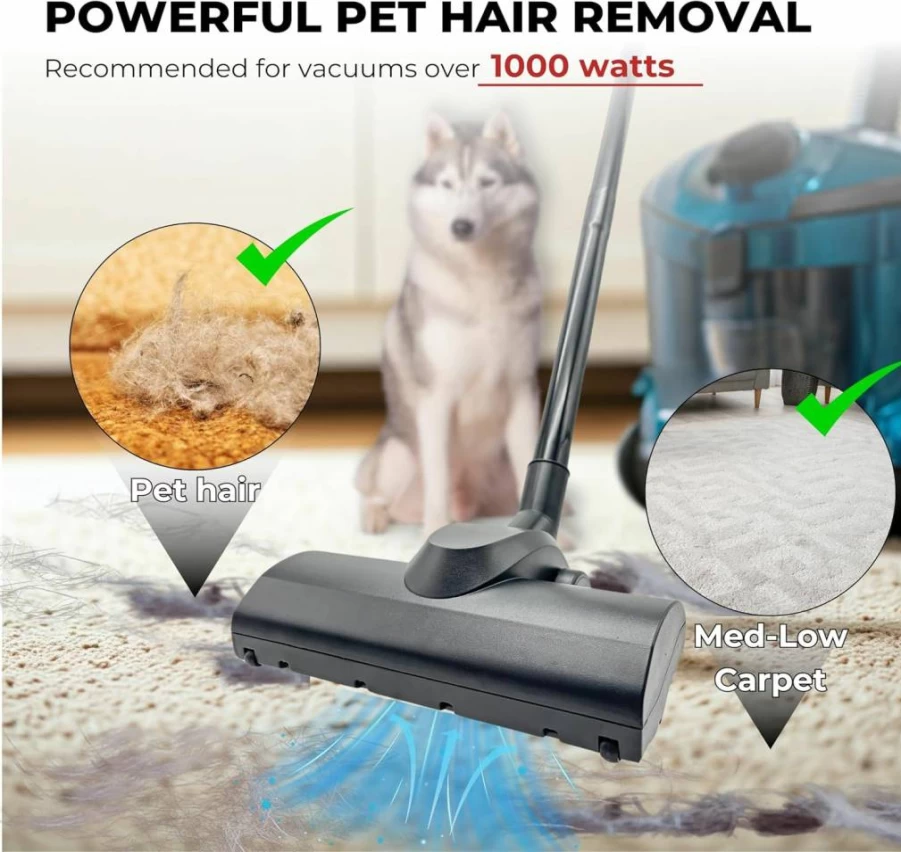 GHAMADE Vacuum Dust Brush Attachment Compatible with Shark Rocket HV300, HV320 & Rotator NV500, NV650 - Replacement Vacuum Accessories