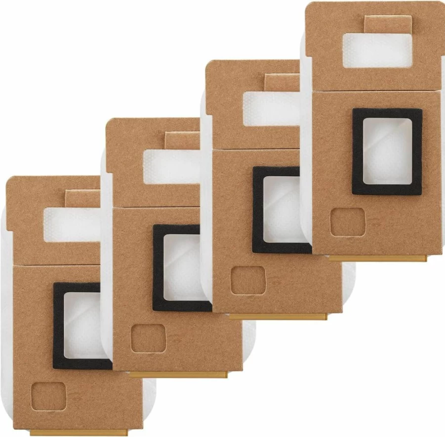AnDongo 8 Pack 3L Replacement Dust Bags for Roborock S7/S7+ Auto-Empty Dock, Large Capacity Vacuum Cleaner Bags
