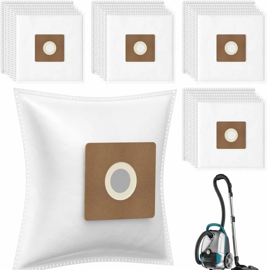 20 Pack ISINLIVE Vacuum Bags Compatible with Eureka NEN170 Bagged Canister Vacuum Cleaner, White Replacement Dust Bags for Eureka NEN170 Model