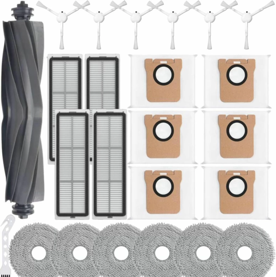 Bluearks 23Pcs Vacuum Cleaner Accessories Kit for Dreame L10S Ultra - Includes Main Brush, HEPA Filters, Mop Pads, Dust Bags & Side Brushes