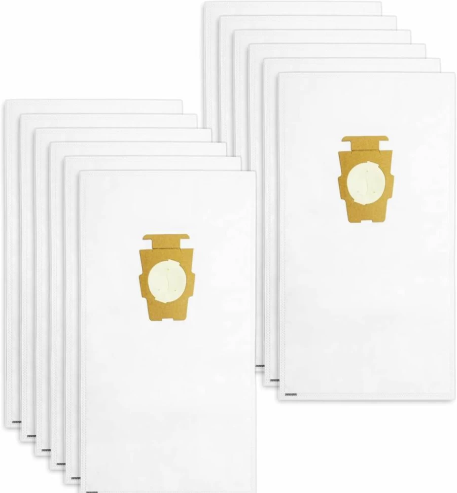 12 Pack Improvedhand Vacuum Bags for Kirby Sentria/Avalir/Ultimate G Series - Replaces F-Style & Twist-Style Models 204811 205811 204808 | Genuine Replacement Parts | Durable & High-Performance
