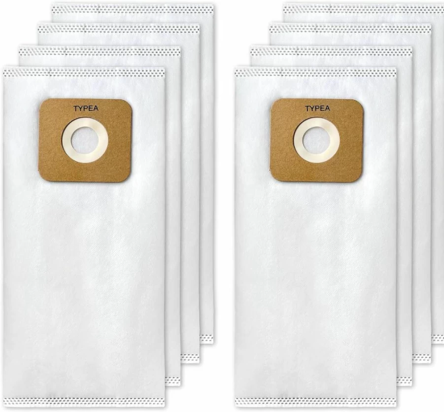 8 Pack Kerneed Hepa Vacuum Bags Type A for Riccar Vibrance, R-Series, 2000/4000 & Simplicity Symmetry, S20Ezm, 5000/6000 Upright Vacuum Cleaners, Replacement for Part RAH-6/SAH-6