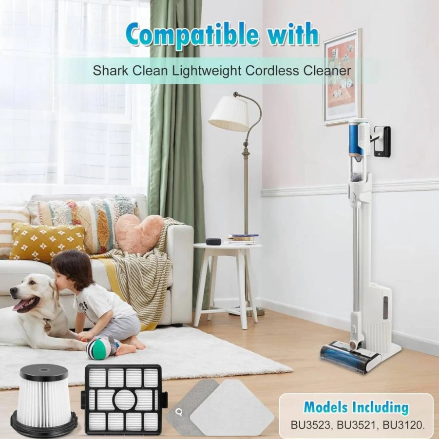 4 Pack NIXOOT HEPA Filters Replacement for Shark IW3511, IW1111, IW1120 Detect Pro & BU3523 Cordless Stick Vacuum Cleaner