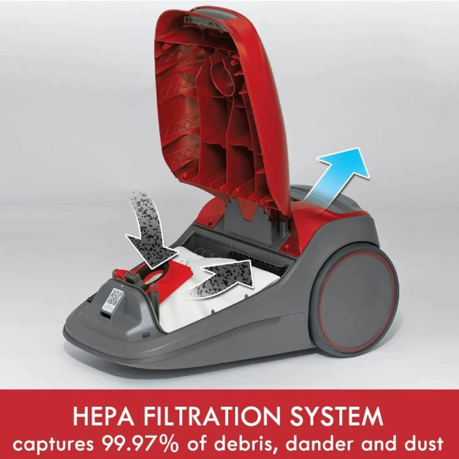 Kenmore HEPA Replacement Dust Bags Type Q - 6 Pack Compatible with Canister Vacuum Models 81214, 81414, 81714, 21814, BC2005, BC3005, 81615, BC7005