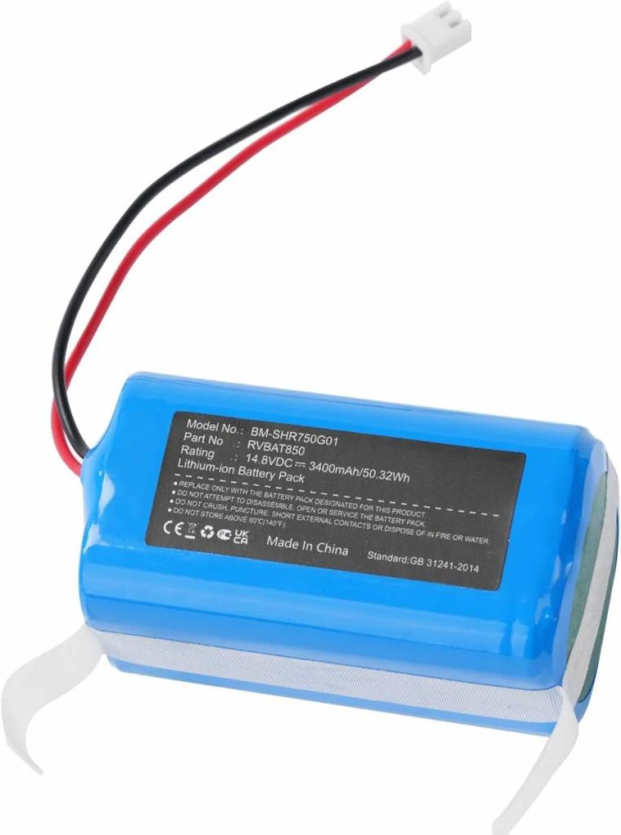 Mingeris 3400mAh Replacement Battery for Shark Ion Robot Vacuum R71 R75 R76 R85 R87 S86 S87 RV700 RV761 RV850 AV753 AV911S RV1000 UR1000SR XBATRV2500