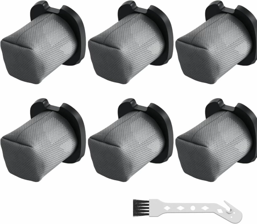 6 Pack JORAIR CH701 Vacuum Filter Replacement Compatible With Shark Cyclone CH700, CH701, CH701C, CH700WM | Fits Part# XDCFCH700 | HEPA Filter for Shark Handheld Vacuums