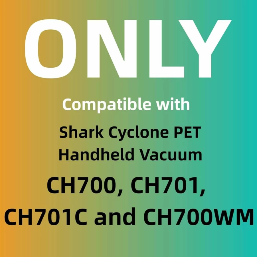 6 Pack JORAIR CH701 Vacuum Filter Replacement Compatible With Shark Cyclone CH700, CH701, CH701C, CH700WM | Fits Part# XDCFCH700 | HEPA Filter for Shark Handheld Vacuums