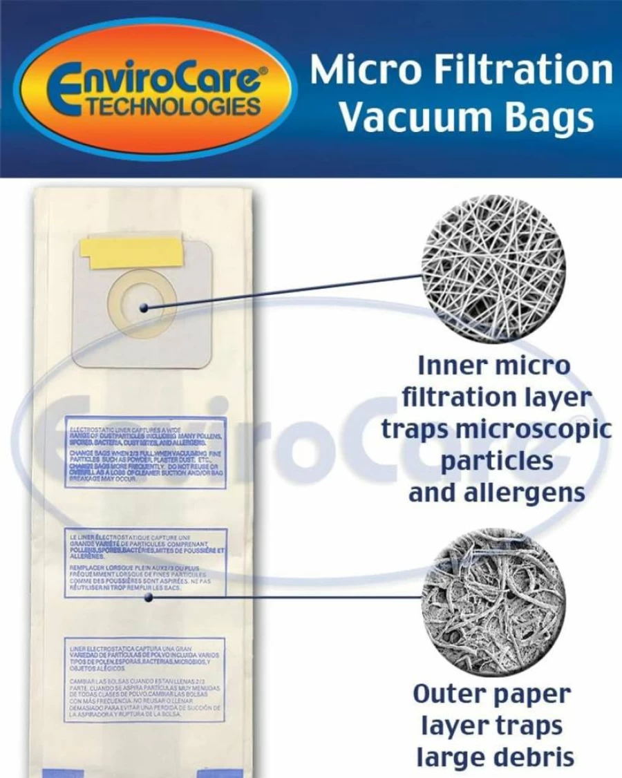 EnviroCare Premium Vacuum Cleaner Filters - Compatible with Kenmore, Sears, Panasonic (Models 86883, 86880, 20-86883) - 2 Pack Replacement HEPA Filters for Progressive CF1, Whispertone Series