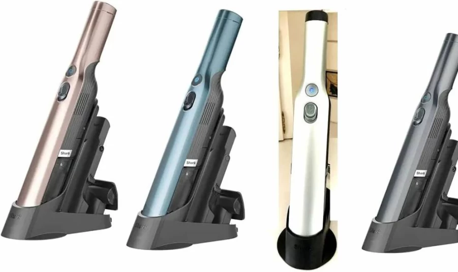 Shark WV201BLK WandVac Handheld Vacuum - 1.4 lbs Lightweight, Powerful Suction, Charging Dock, Detachable Dust Cup, One-Touch Empty (Renewed, Black)