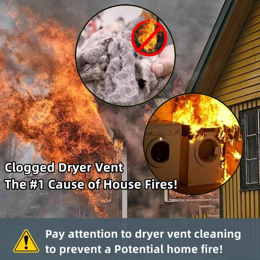 JEDELEOS Dryer Vent Cleaner Kit for Shark NV350 NV360 NV500 NV751 NV752, Flexible Crevice Tool Attachment for Corners, Gaps, Lint Removal, Vacuum Accessories