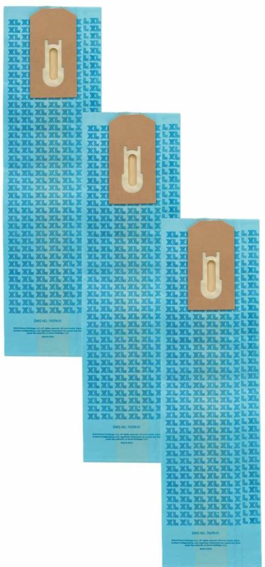 Oreck XL Commercial Vacuum Cleaner Bags - 9 Pack, Single-Wall Disposable Filters for Upright Vacuums, Odor Control