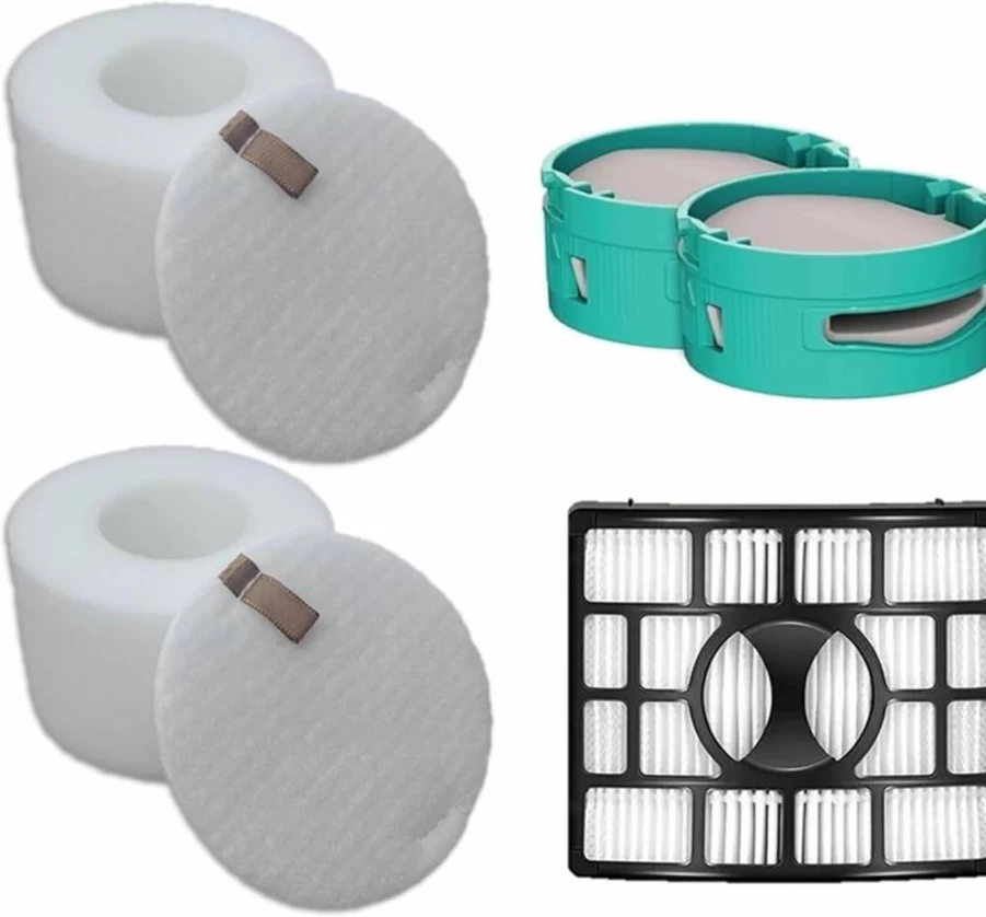 Casa Vacuums 3-Pack Filter Kit for Shark Lift-Away Zd550 & Zd552 – Includes 2 Odor Eliminating Cartridges with HairPro & Odor Neutralizer Technology