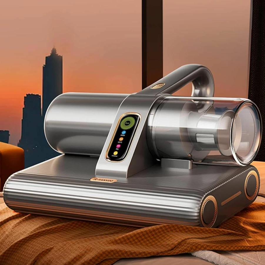 RANVOO Handheld Vacuum Cleaner with 35Kpa Dual-Suction, UV Light, HEPA Filter, Dust Sensor for Allergens, Pet Hair, Mattress, Sofa, Carpet Cleaning