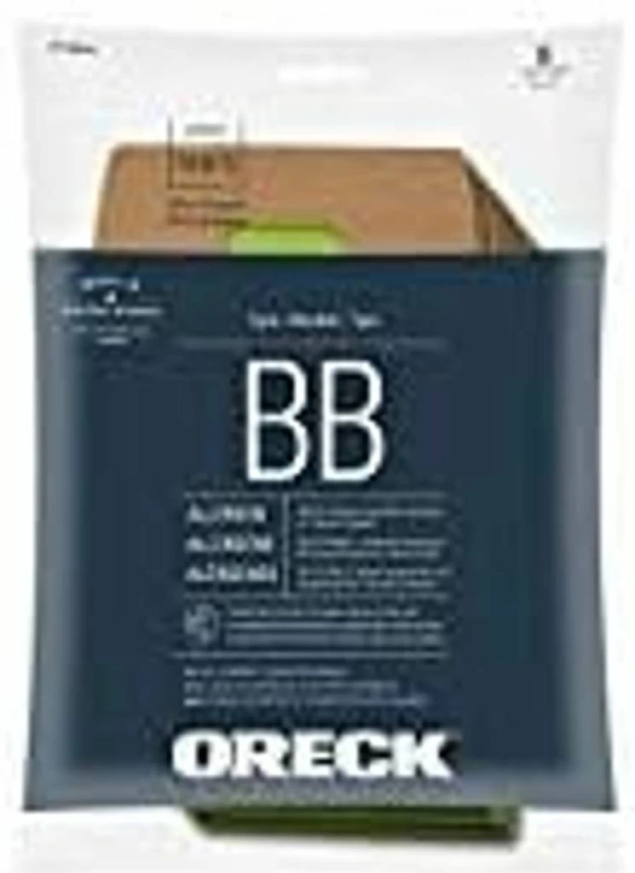 Oreck AK1BB8A Vacuum Bags 8-Pack with Motor Filter - Compatible with BB900-DGR Canister Vacuum, Replaces PKBB12DW (Green)