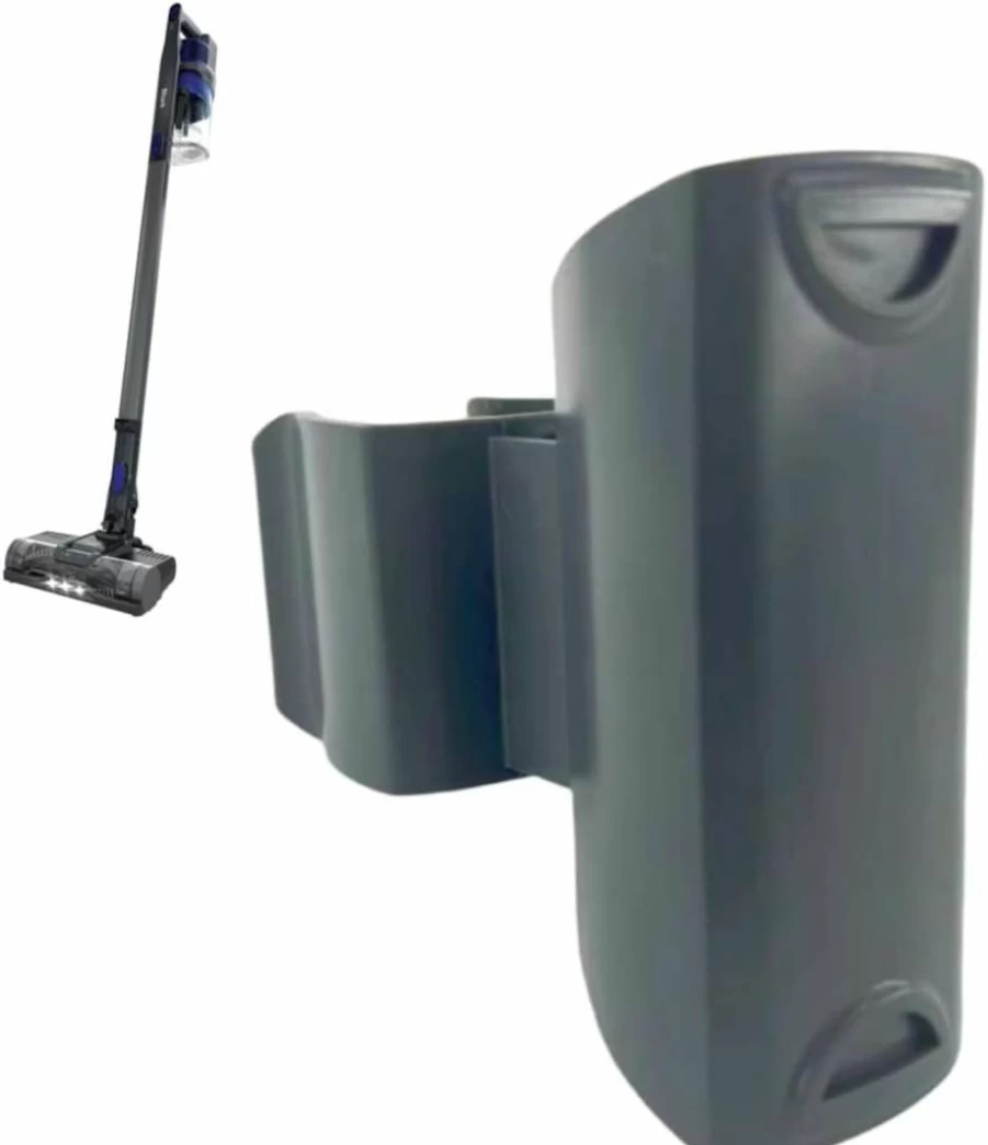 QINAN D-Shape Vacuum Wall Mount & Storage Rack Compatible with Shark IZ Series (IZ462H/IZ483H/IZ163H/IZ361H) and IX141 Cordless Stick Vacuums - Replacement Accessories Holder