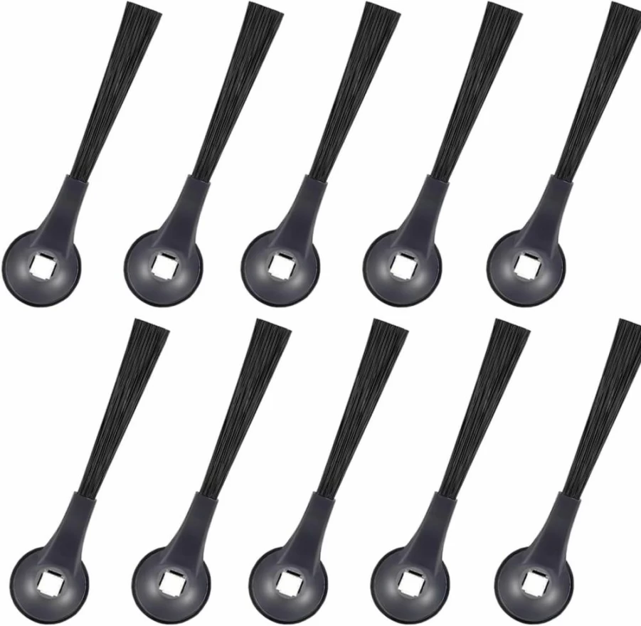 10 Pack Replacement Side Brushes for Shark IQ Robot R101AE RV1001AE RV1100 RV1101 RV2011DRUS RV912S R100 Shark AI AV2501S AV2501AE RV2502AE Robotic Vacuum Cleaners - Compatible with Various Shark Models - Gray