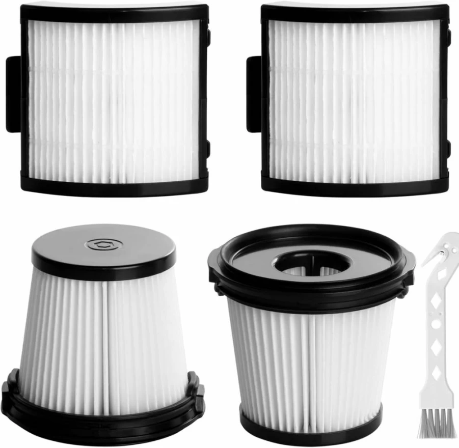 4 Pack WILLSUNTON HEPA Filters Replacement for Shark IW3511 & IW1111, Compatible with Shark Detect Pro Lightweight Cordless Stick Vacuum, Auto-Empty System, Powerfins Brushroll, 2-in-1 Handheld Vacuum Cleaner