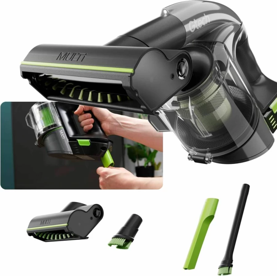 Gtech Multi Mk2 K9 Cordless Handheld Vacuum Cleaner - Lightweight Aluminum Pet Vacuum for Home, Car, and Pets - Rechargeable Portable Cleaner